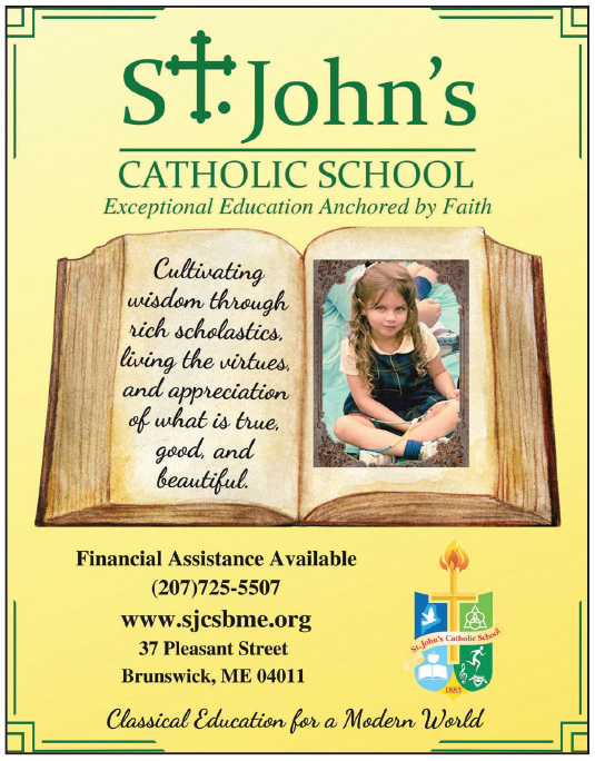 St. John's Catholic School ad