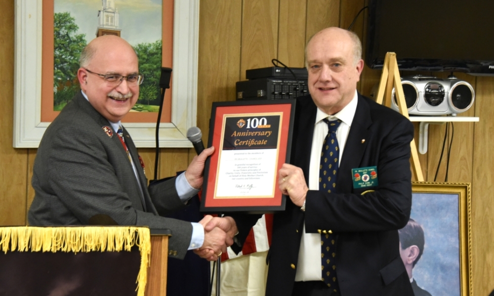 Old Town Knights celebrate 100th anniversary