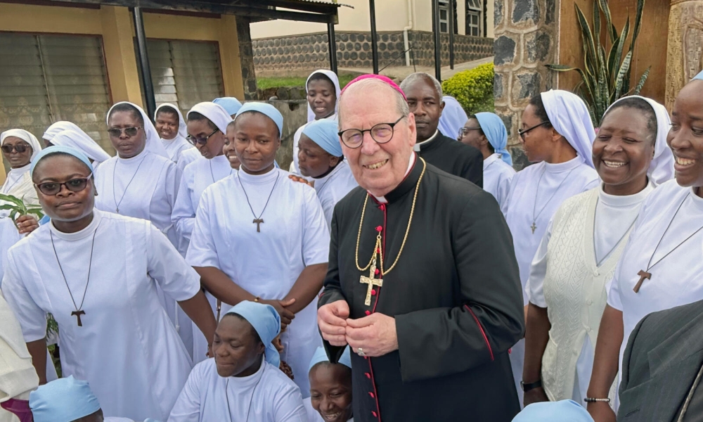 Bishop Deeley warmly welcomed in Cameroon
