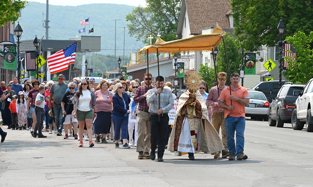 Pentecost procession celebrates the heart of our faith